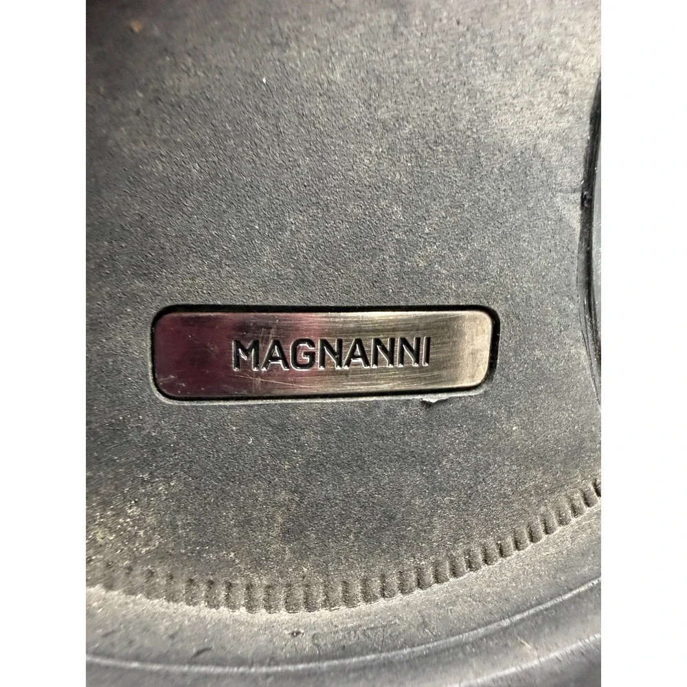 Magnanni Mens Black Romelo Leather Apron Toe Derby Dress Shoes 13652 Size 12 D